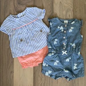 Carter’s 2 outfit beach set